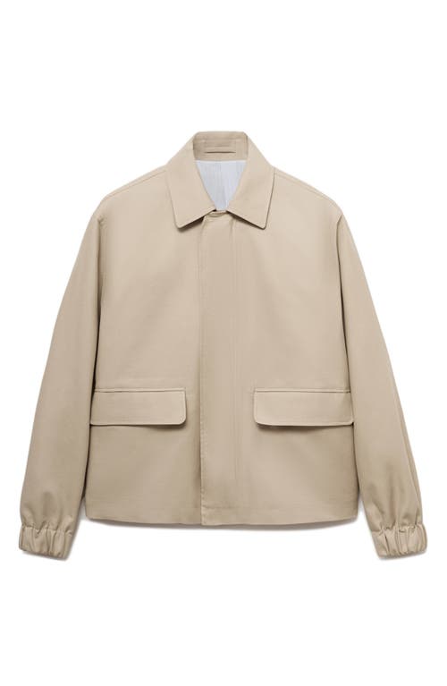 MANGO MANGO OVERSIZE COTTON JACKET 