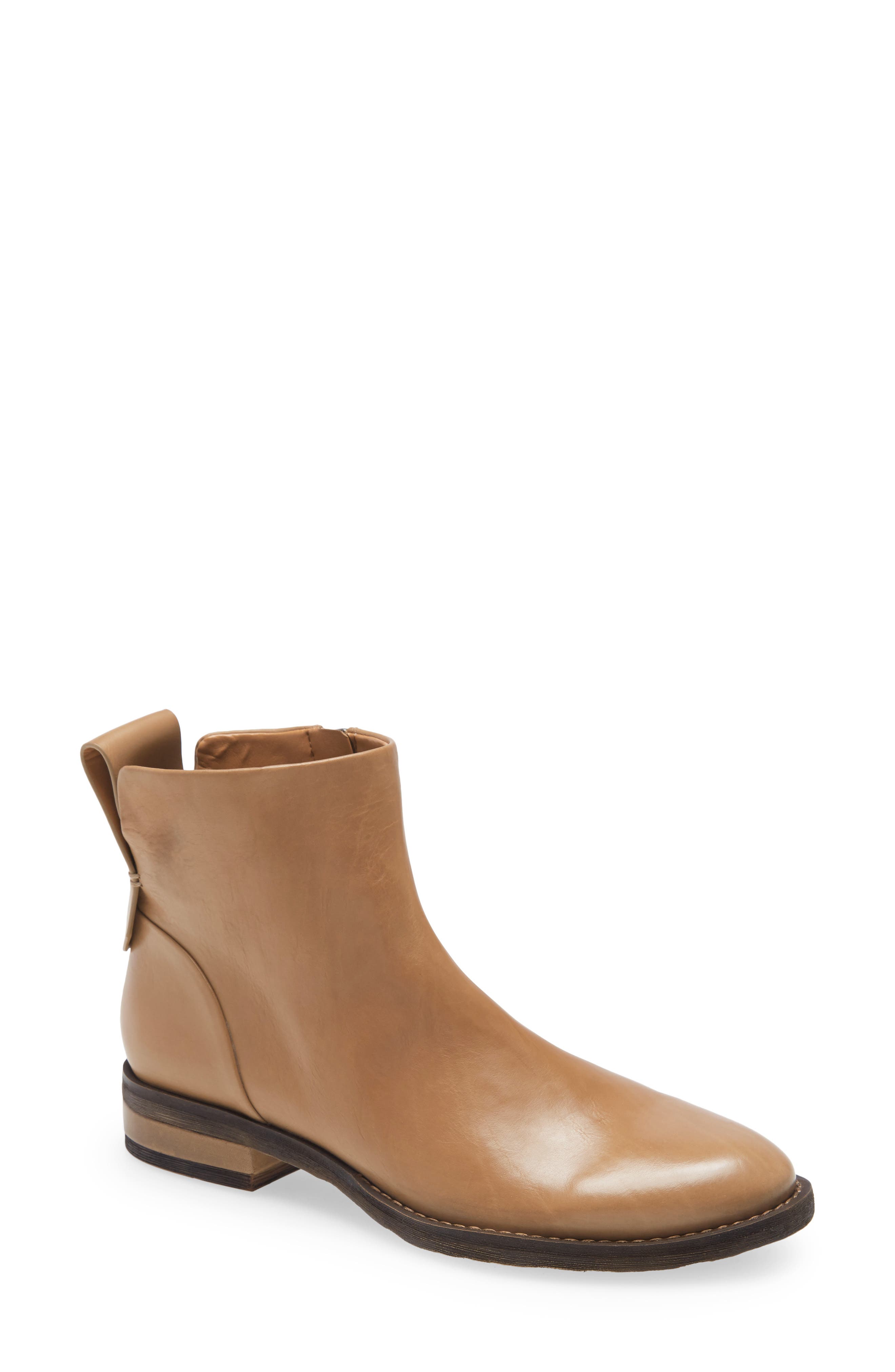 womens short leather boots