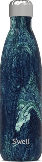 Elements S'well Men's Stainless Steel Water Bottle, Blue Granite, 25 fl oz