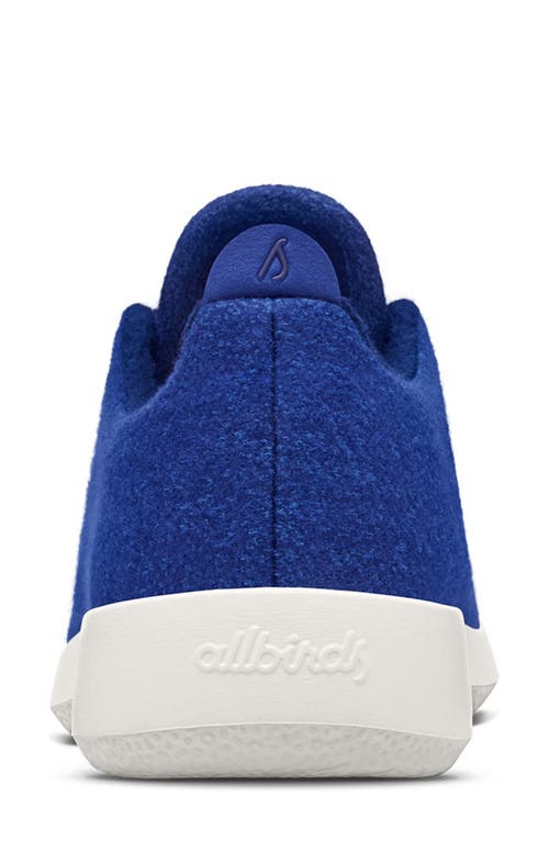 Shop Allbirds Wool Runner Sneaker In Hazy Cobalt/blizzard