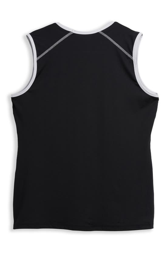 Tomboyx Swim Tank In Black Novelty