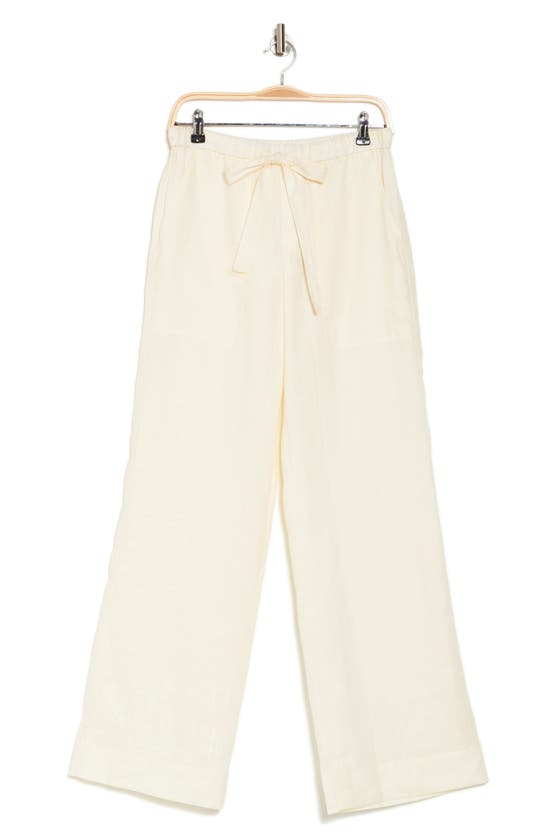 Shop A.l.c . Nalia Linen Pants In Cream