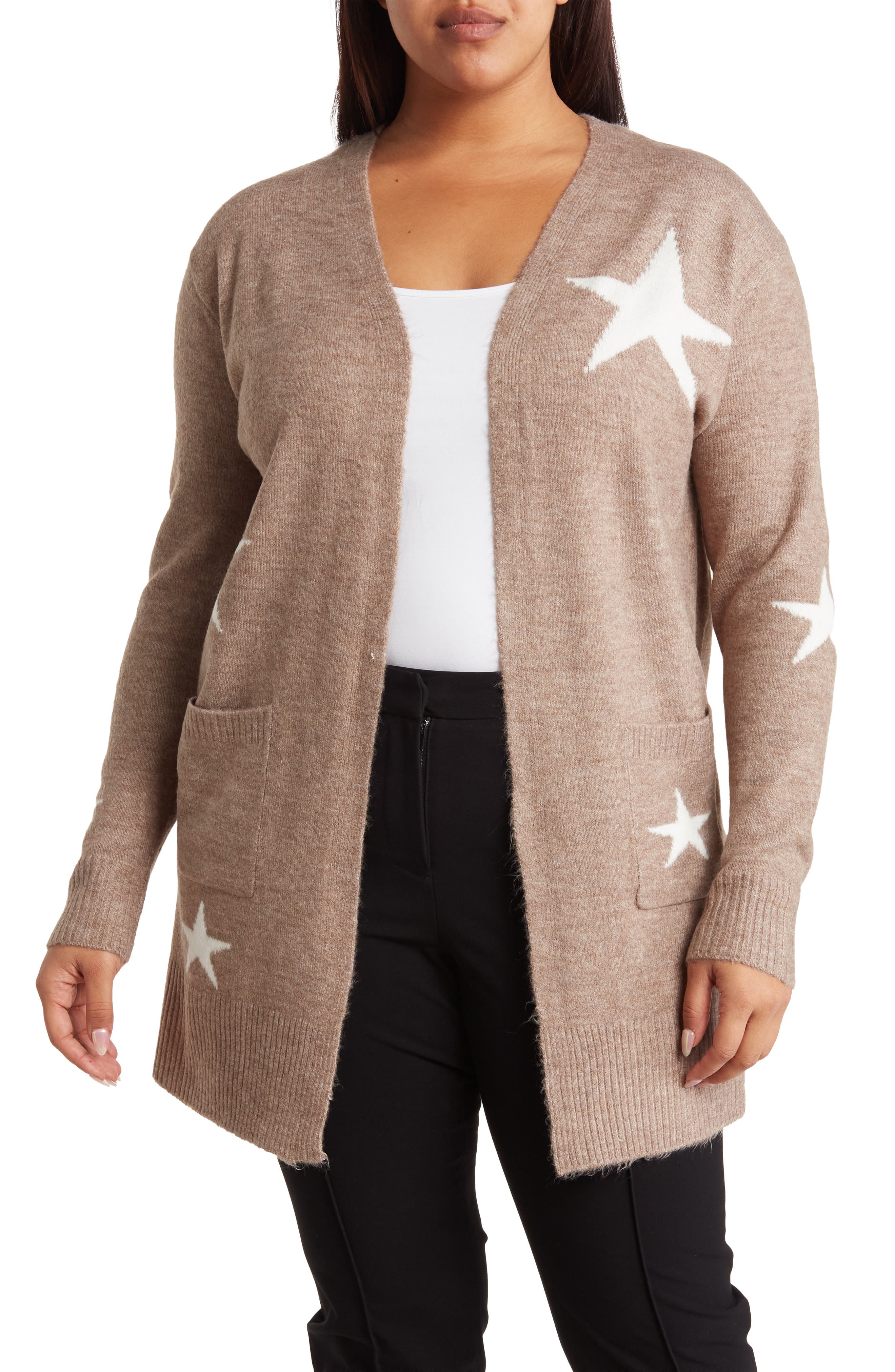 sweet romeo star cardigan