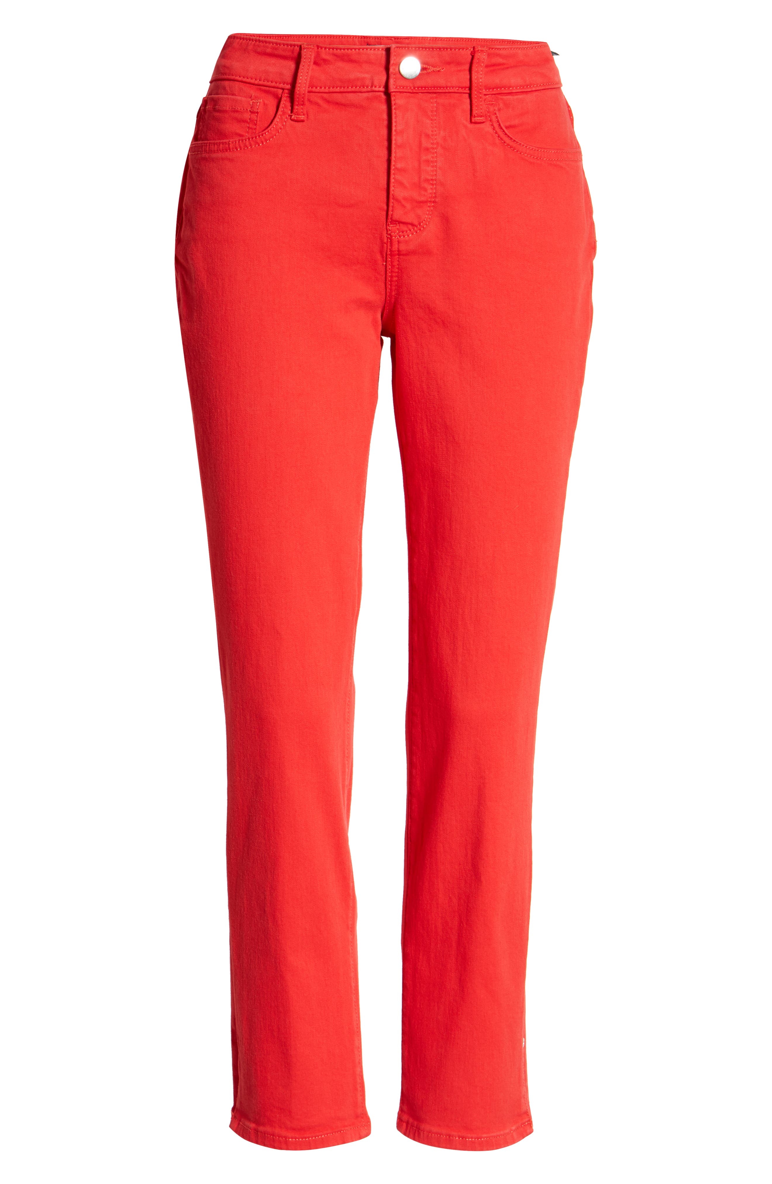Nydj Sheri Rivet Side Slit Slim Ankle 