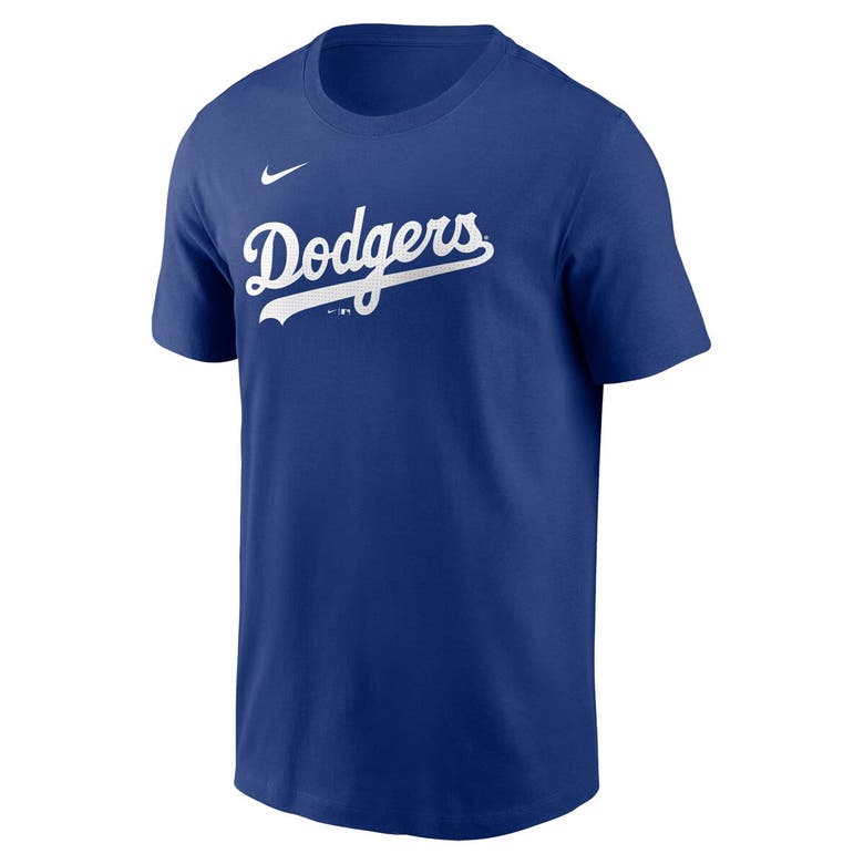Shop Nike Mookie Betts Royal Los Angeles Dodgers Fuse Name & Number T-shirt