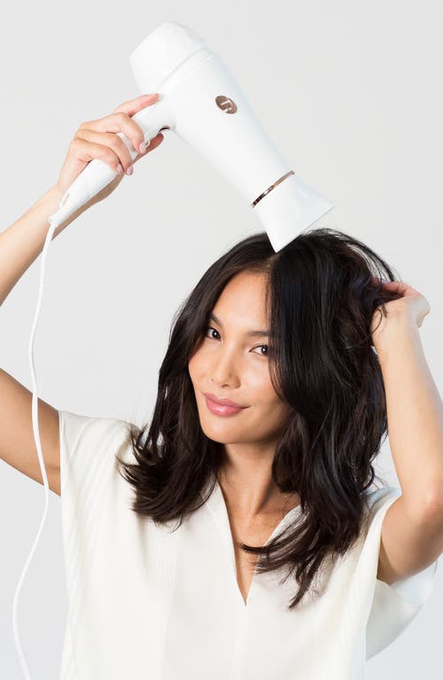 T3 Certified Refurbished Featherweight 2 Hair Dryer In White