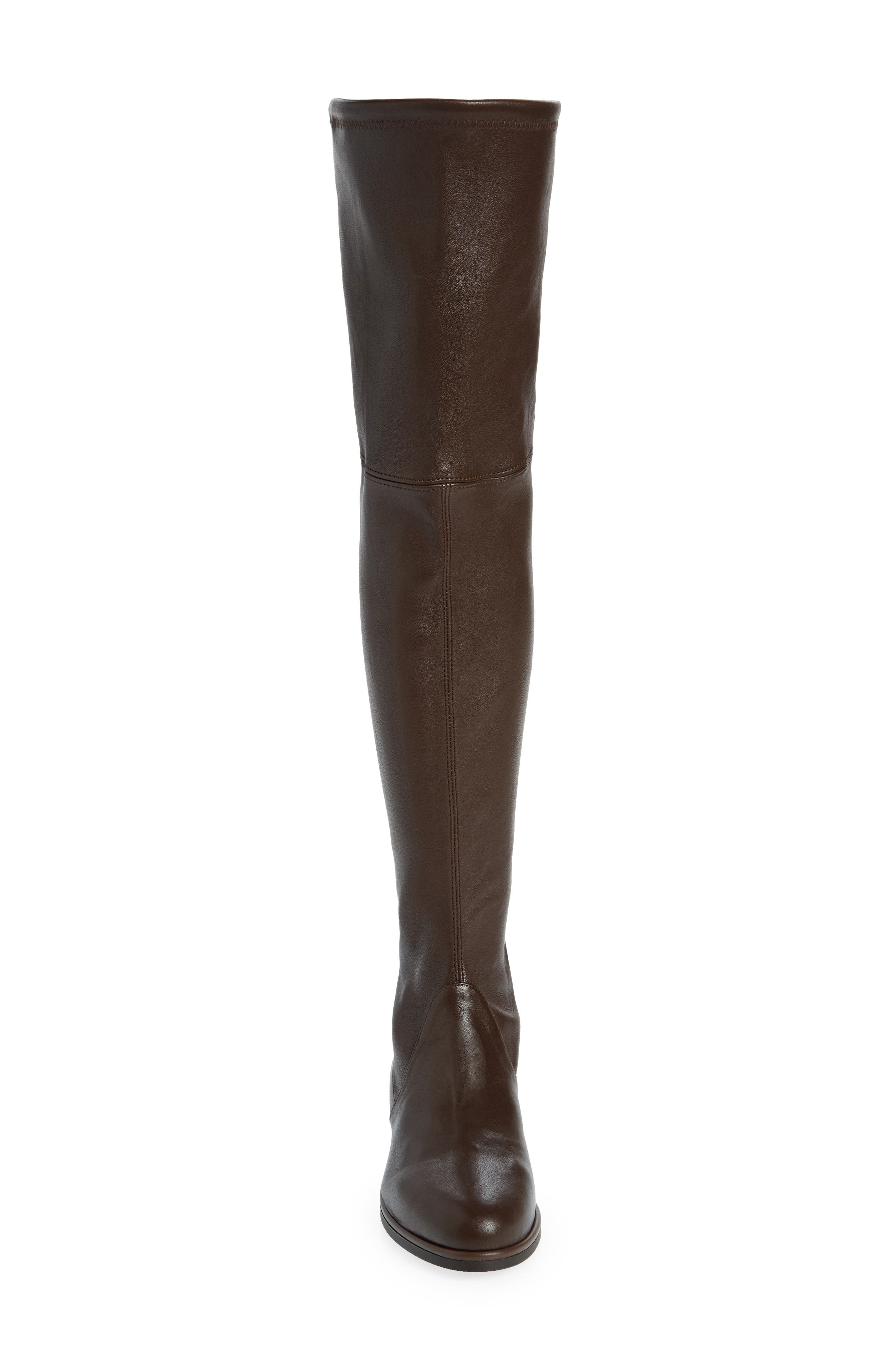 Stuart Weitzman Lowland Bold Boot in Walnut Smart Closet