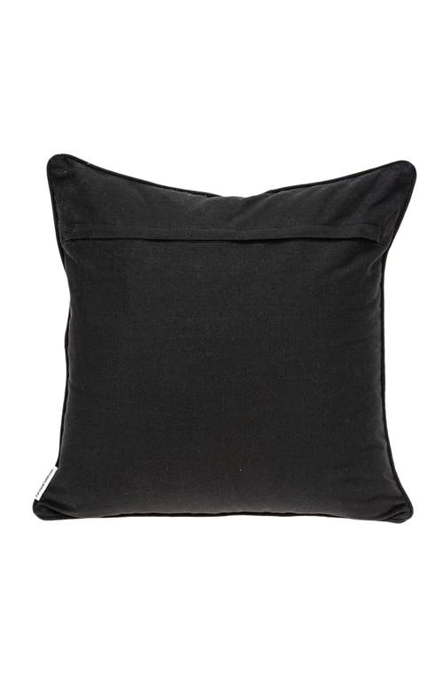 Parkland Collection Simba Decorative Accent Pillow In Black