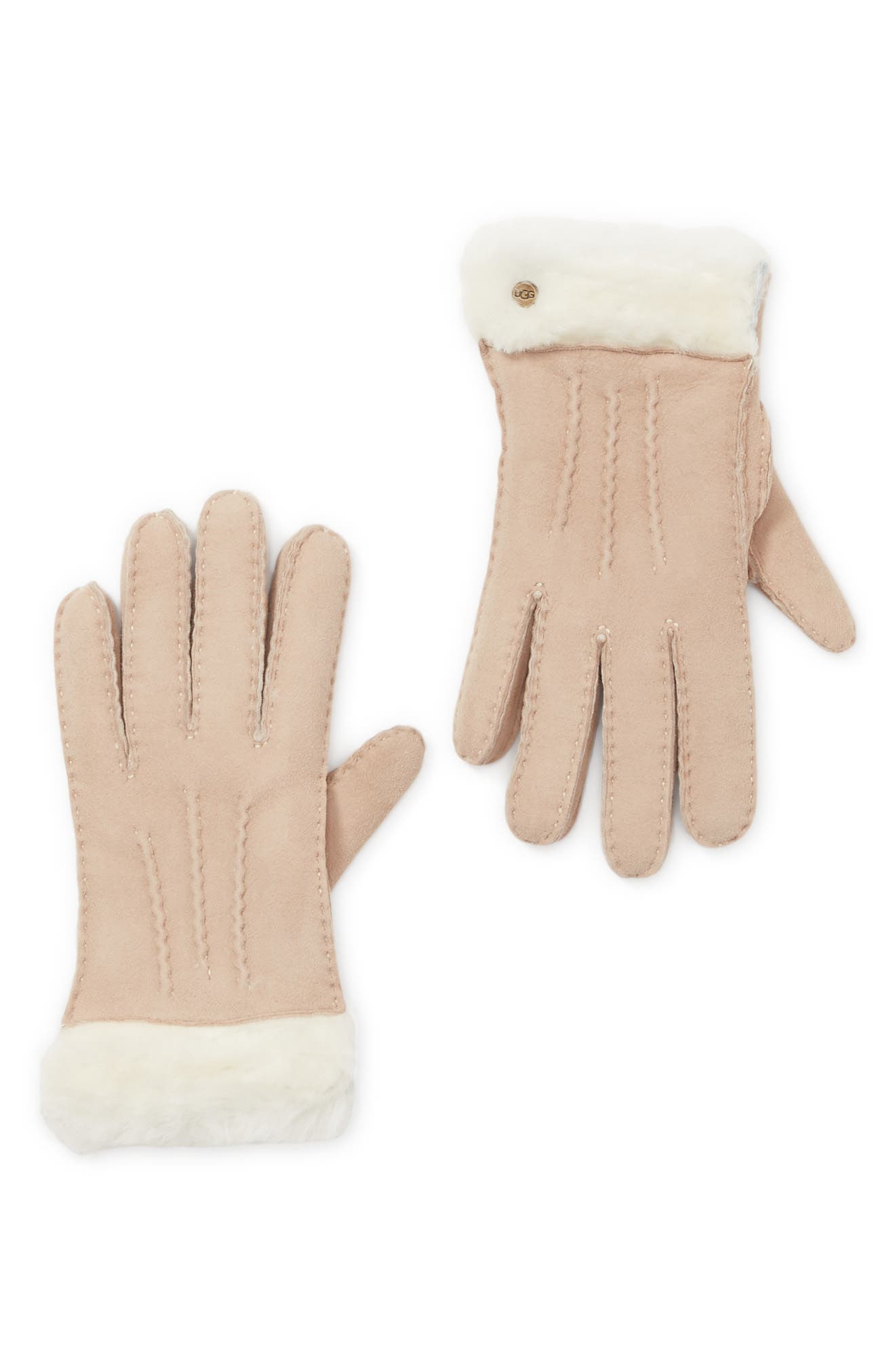 ugg classic tasman genuine shearling gloves