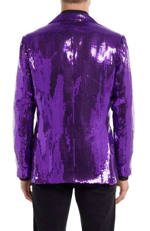 Opposuits Sequin Sport Coat In Purple