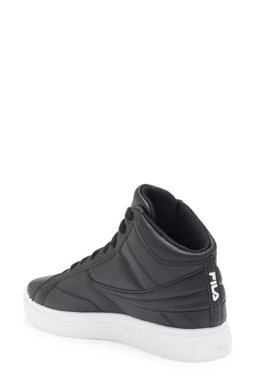 Shop Fila Resort Access High Top Sneaker In Black/white/white
