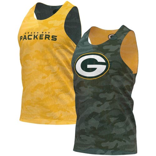 UPC 195581000232 product image for Men's FOCO Green/Gold Green Bay Packers Reversible Mesh Tank Top at Nordstrom, S | upcitemdb.com