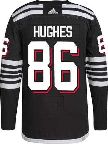 JACK HUGHES NEW JERSEY DEVILS THIRD AUTHENTIC PRO ADIDAS NHL