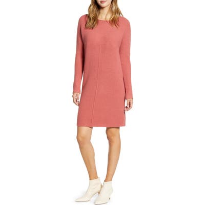 Petite Caslon Sweater Dress, Pink