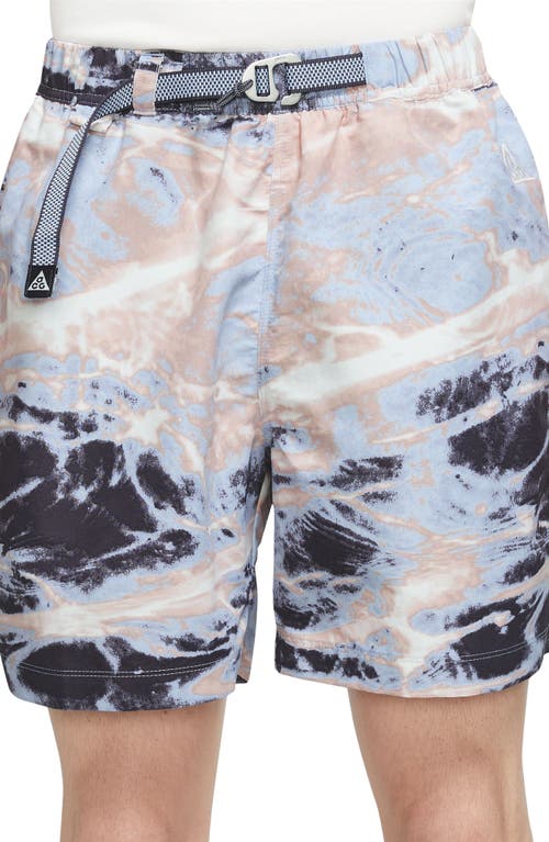 Nike ACG Water Repellent Trail Shorts Pink Oxford/Gridiron at Nordstrom,