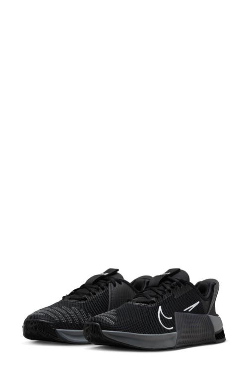 Nike Metcon 9 Flyease Training Shoe In Black/anthracite/grey