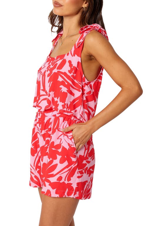 Petal And Pup Petal & Pup Kayla Floral Tank & Shorts Set In Pink