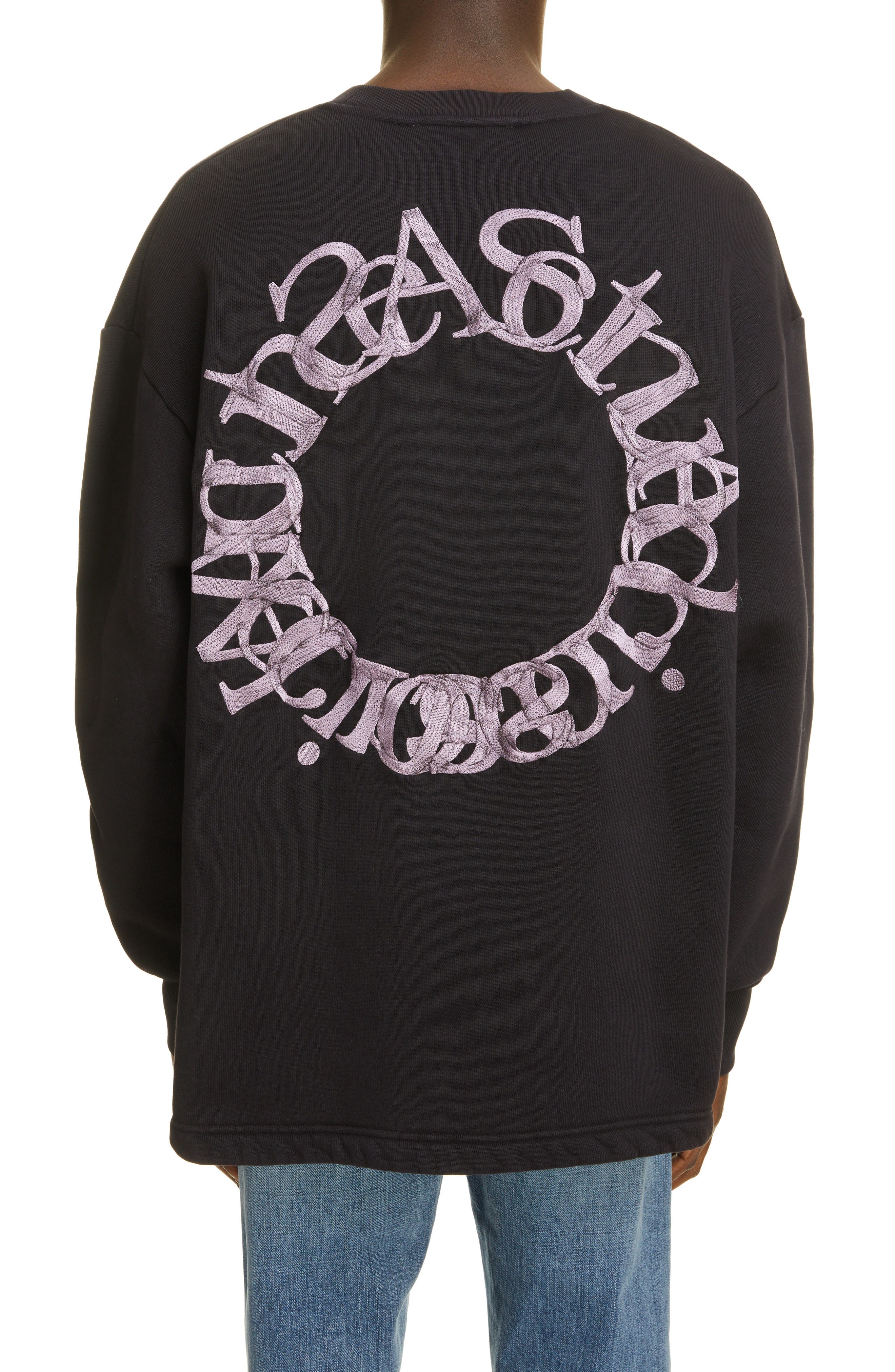 acne studios embroidered sweatshirt
