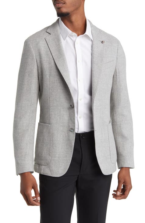 Light Grey Flannel Sport Coat