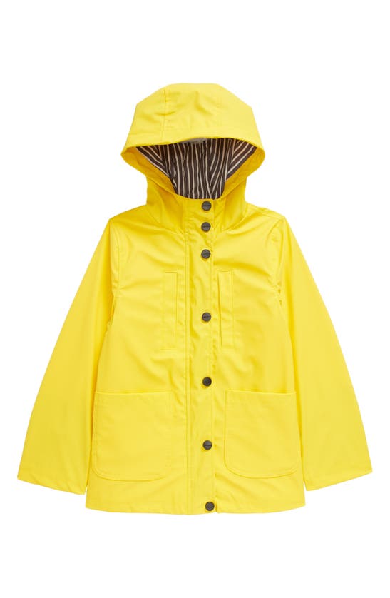Urban Republic Kids' Hooded Raincoat In Yellow