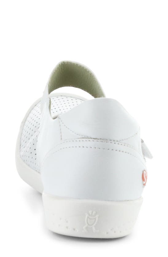 Shop Softinos By Fly London Iglu Mary Jane Flat In White Smooth