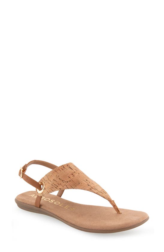 Shop Aerosoles Conclusion Slingback Sandal In Cork Combo