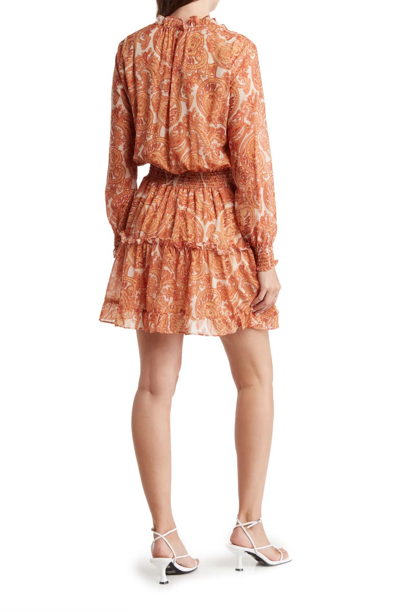 NSR Emma Floral Print Ruffle Dress Nordstromrack