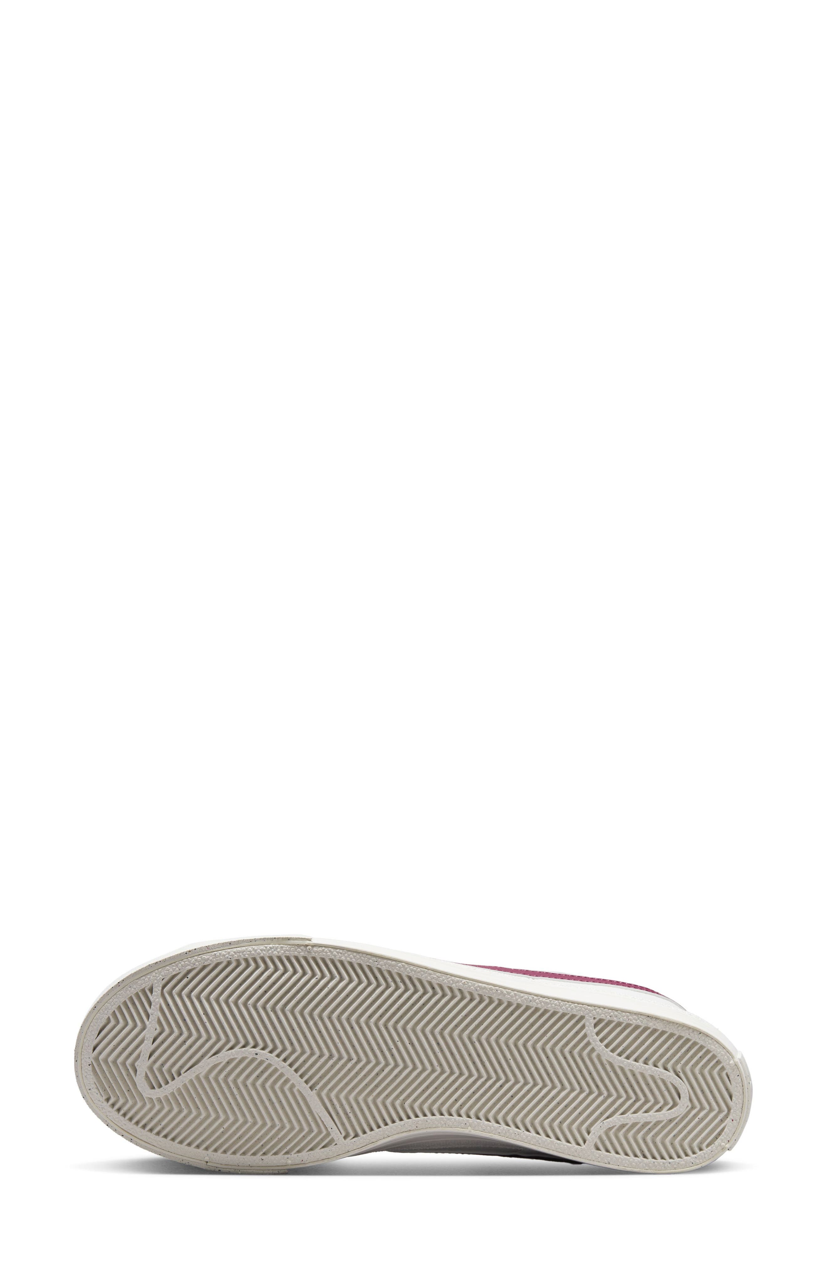 Nike Court Legacy Sneaker in White/Rosewood/Sail/Pink