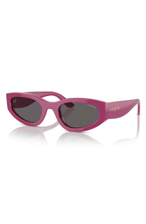 Shop Vogue 54mm Cat Eye Sunglasses In Fuchsia