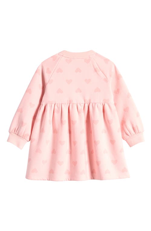 Shop Tucker + Tate Print Long Sleeve Sweatshirt Dress In Pink English Aurora Hearts