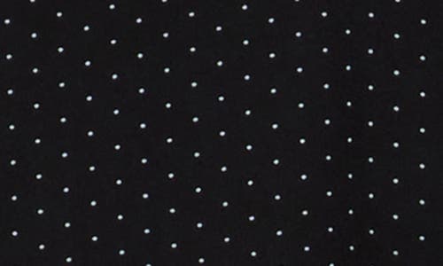 Denim And Flower White Dots Tech Short Sleeve Button-up Shirt In Black