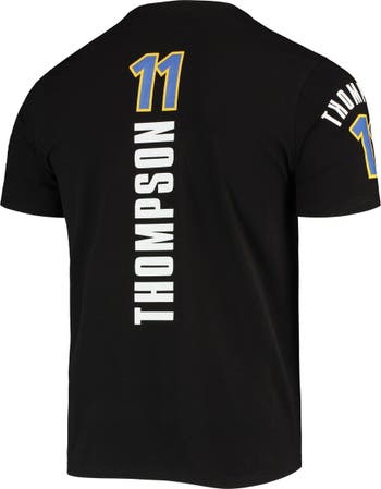 Men's Pro Standard Klay Thompson Black Golden State Warriors 75th  Anniversary Pullover Hoodie