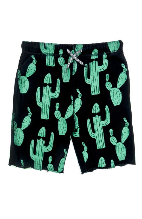 Appaman Kids' Velour Drawstring Shorts in Cactus