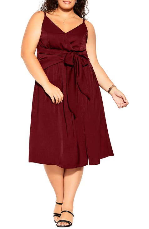 City Chic Women's Apparel Women's City Chic Plus Size Dress Wrap Majestic