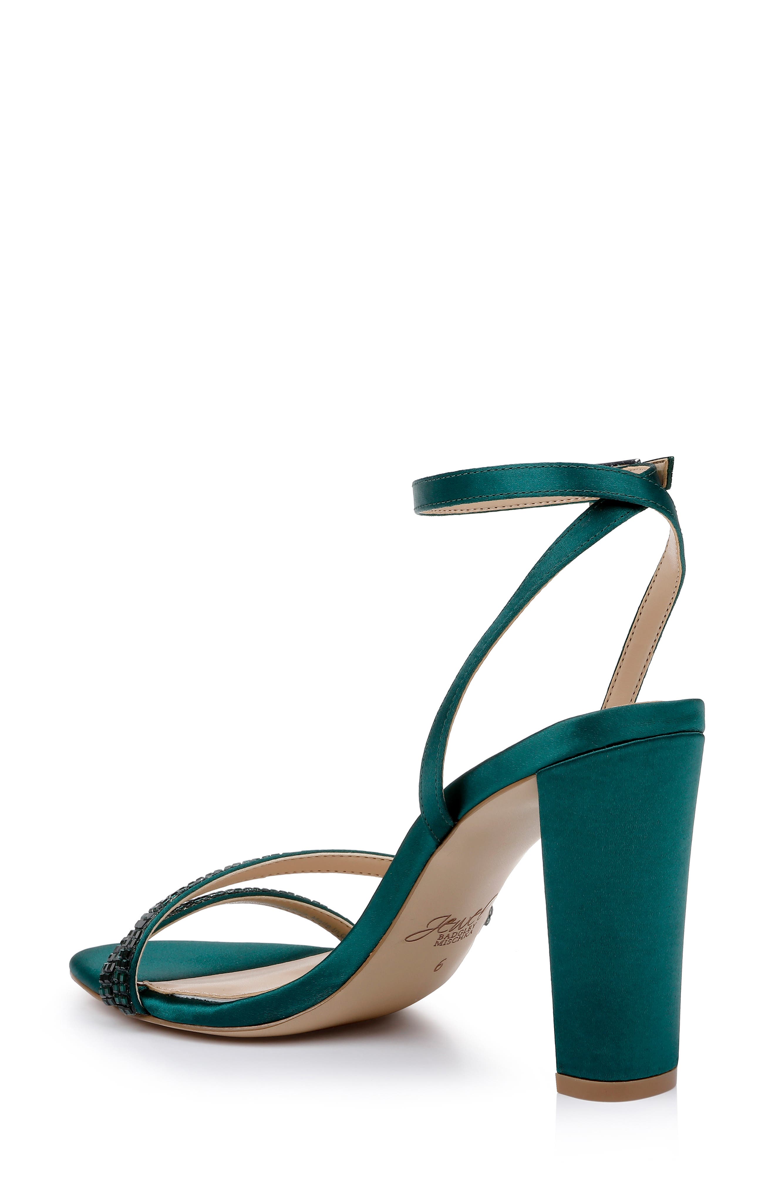 jewel badgley mischka block heel