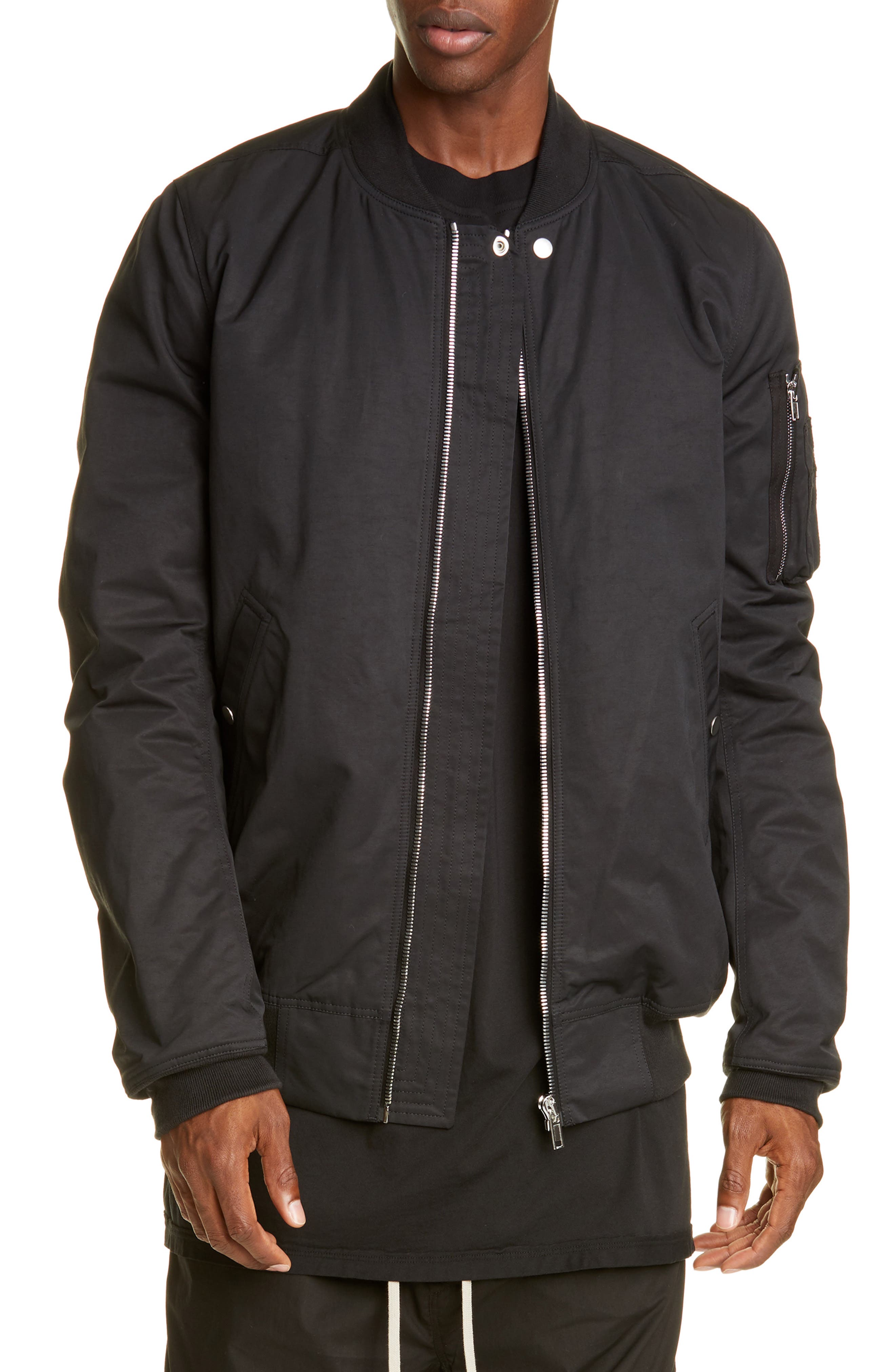 rick owens drkshdw bomber jacket