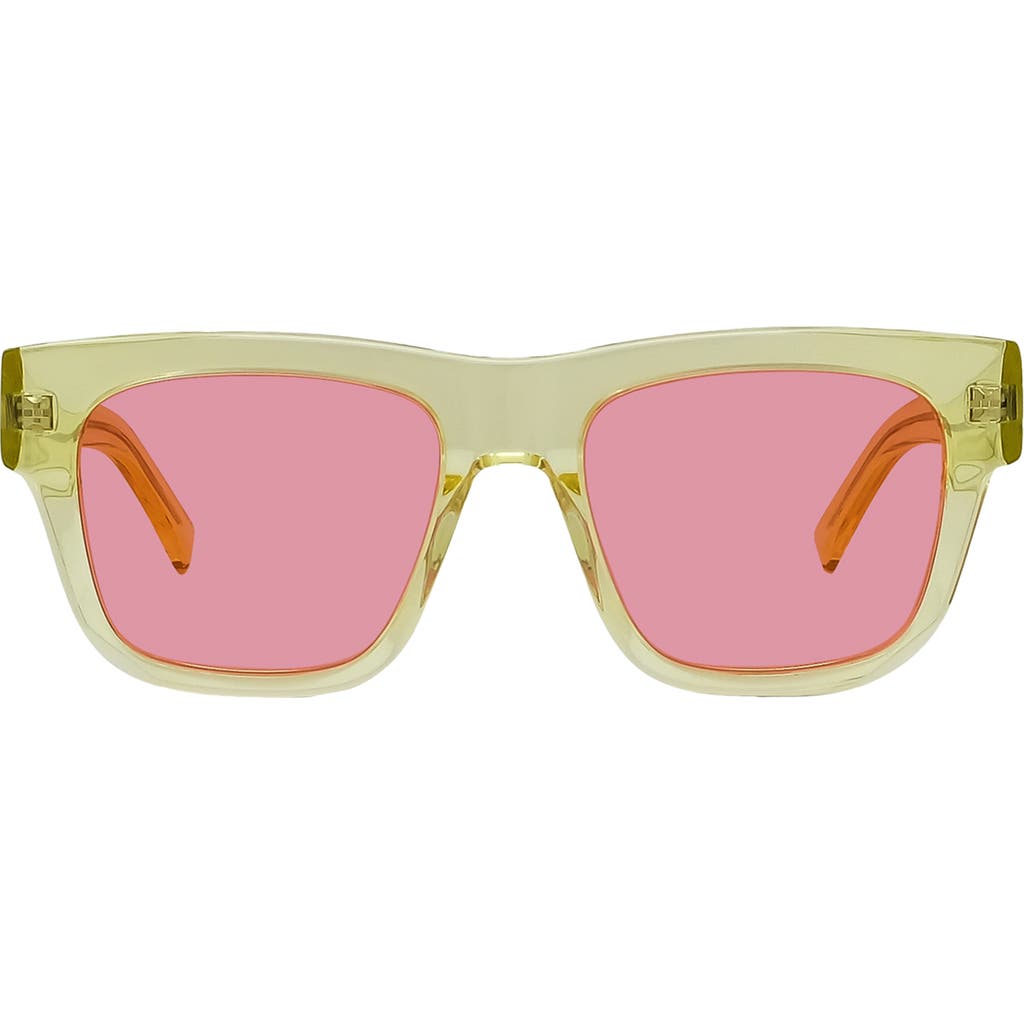 Givenchy Gv Day Lector 52mm Square Sunglasses In Pink