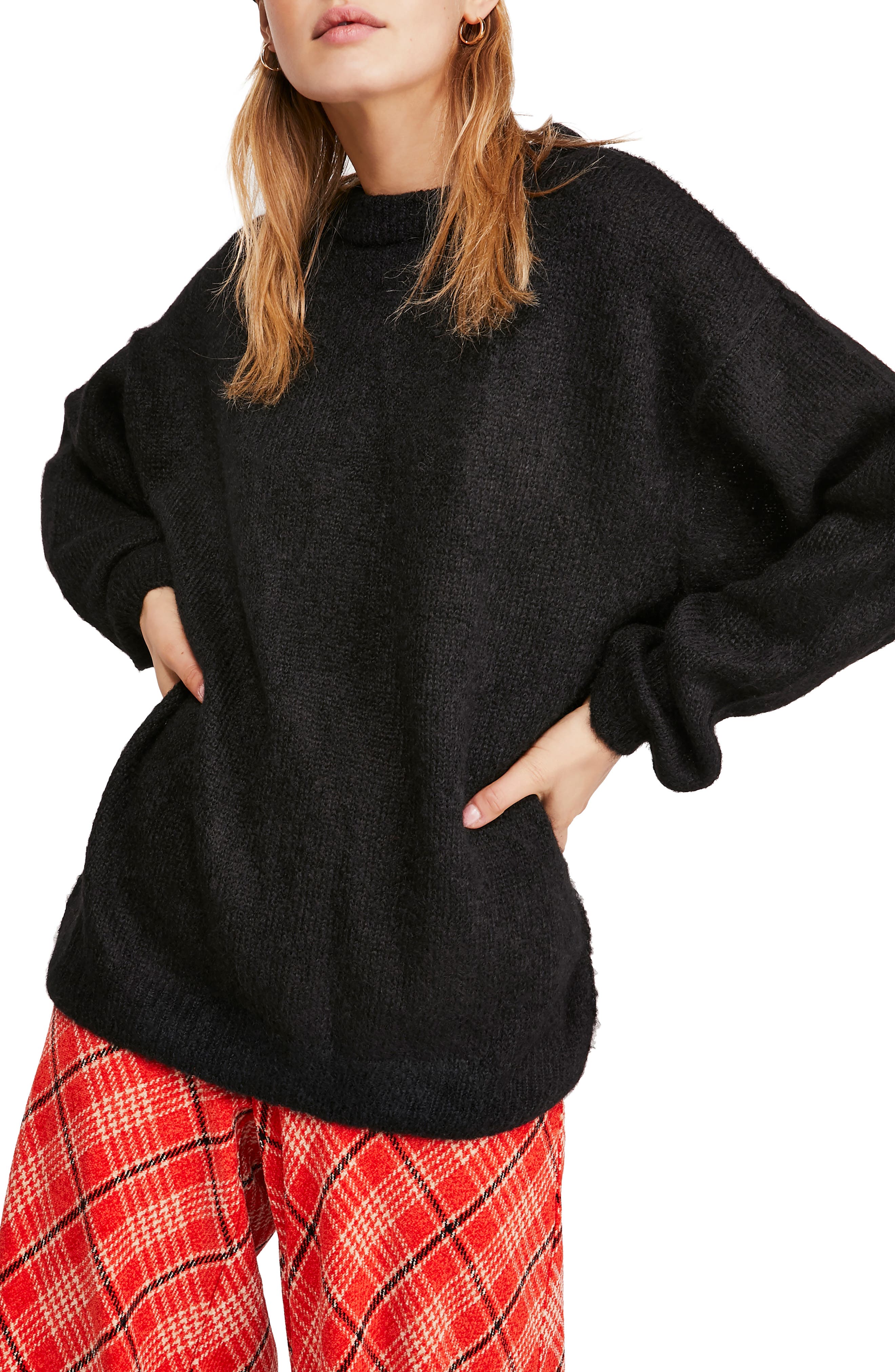 free people angelic crew neck pullover