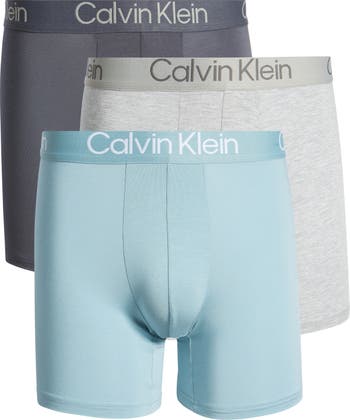 Calvin Klein Men's Ultra Soft Modal Boxer Briefs, Abstrac Animal Print-  Bayou Blue, Small : : Clothing, Shoes & Accessories