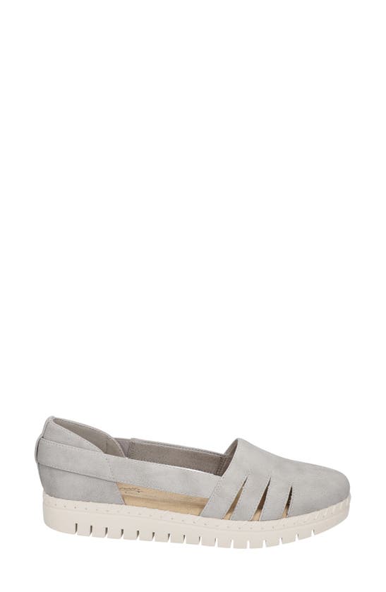 Easy Street Women's Bugsy Comfort Slip-on Flats In Grey