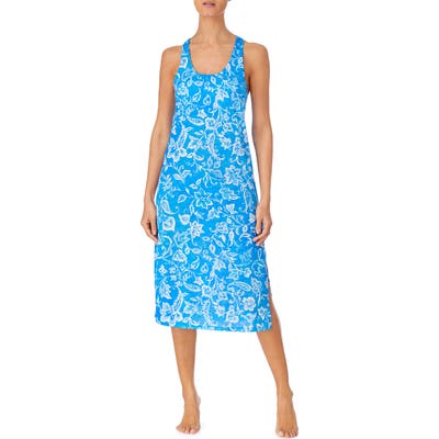 Lauren Ralph Lauren Twist Back Nightgown, Blue