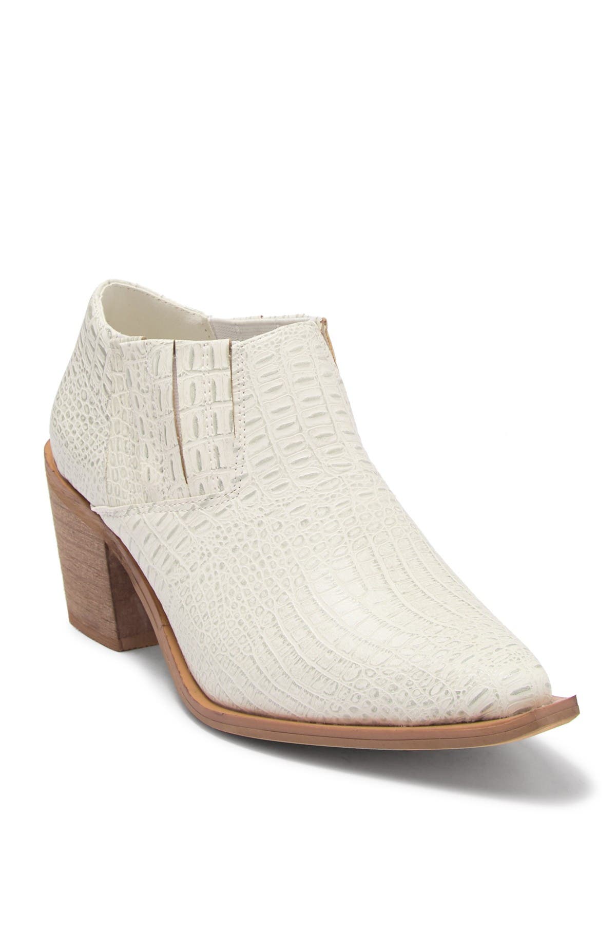 seven7 women's vegan leather ankle boot