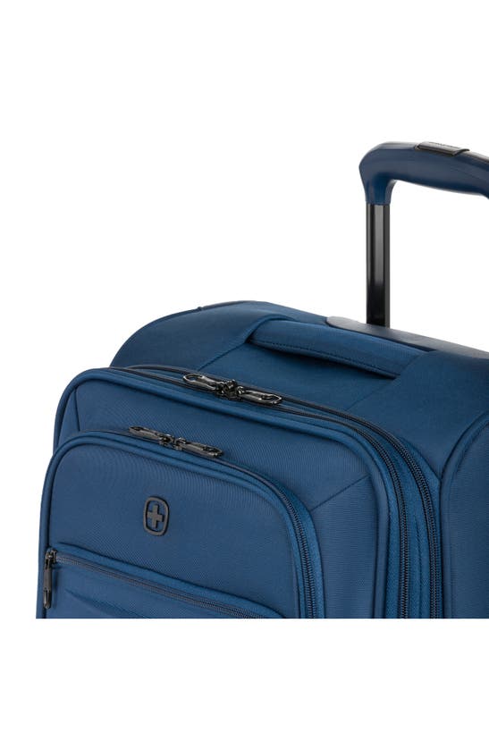 Shop Swissgear Checklite Carry-on Spinner Suitcase In Gibraltar Sea