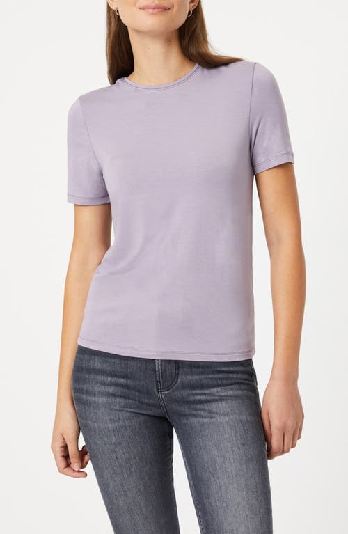 Slim Fit Crewneck T-Shirt in Lavender Gray