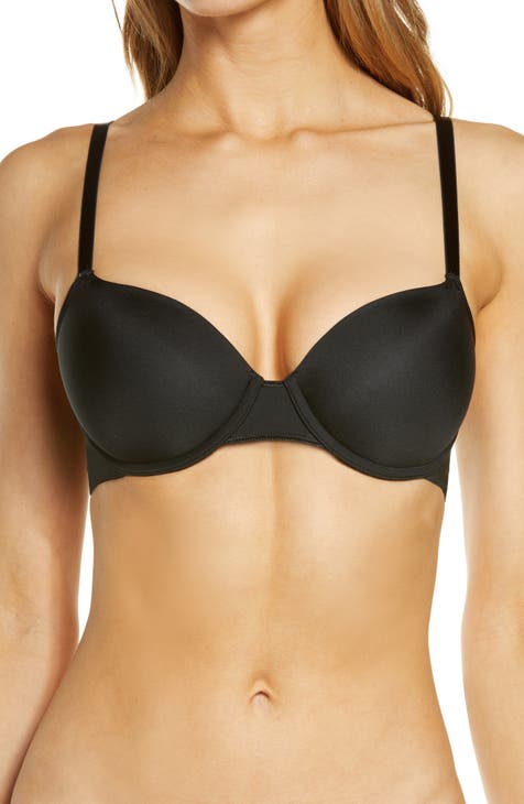 Women Lingerie Strapless Front Buckle Lift Bra, Wire-Free Anti-Slip  Invisible Push Up Bandeau Bra Seamless Plunge Bra (S,Black+Skin Tone+White)  : : Clothing, Shoes & Accessories