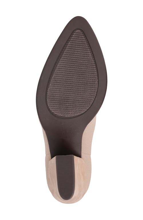Mia Draxton Pointed Toe Bootie In Oatmeal