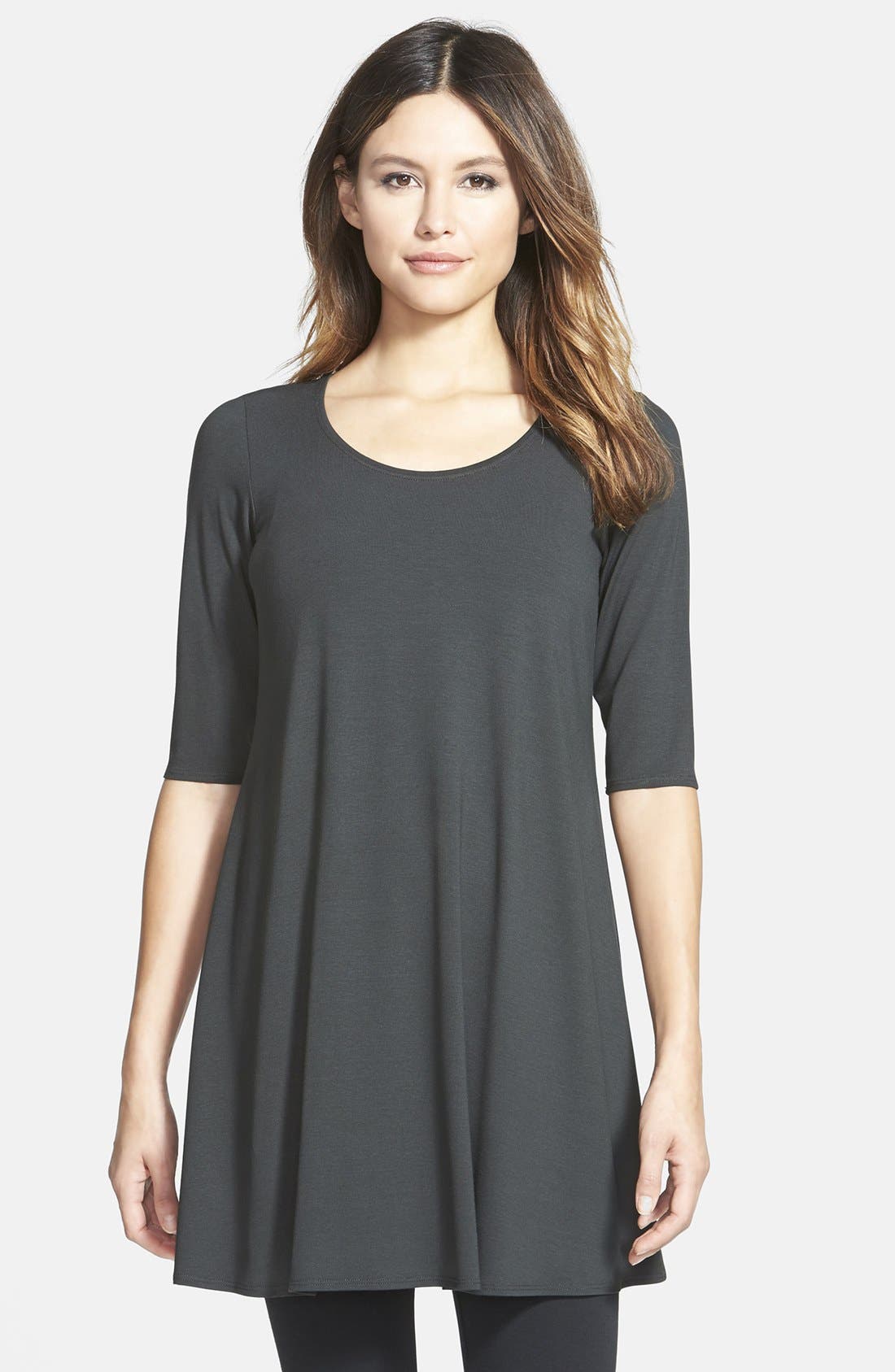 Eileen Fisher Elbow Sleeve Tunic (Regular & Petite) Nordstrom