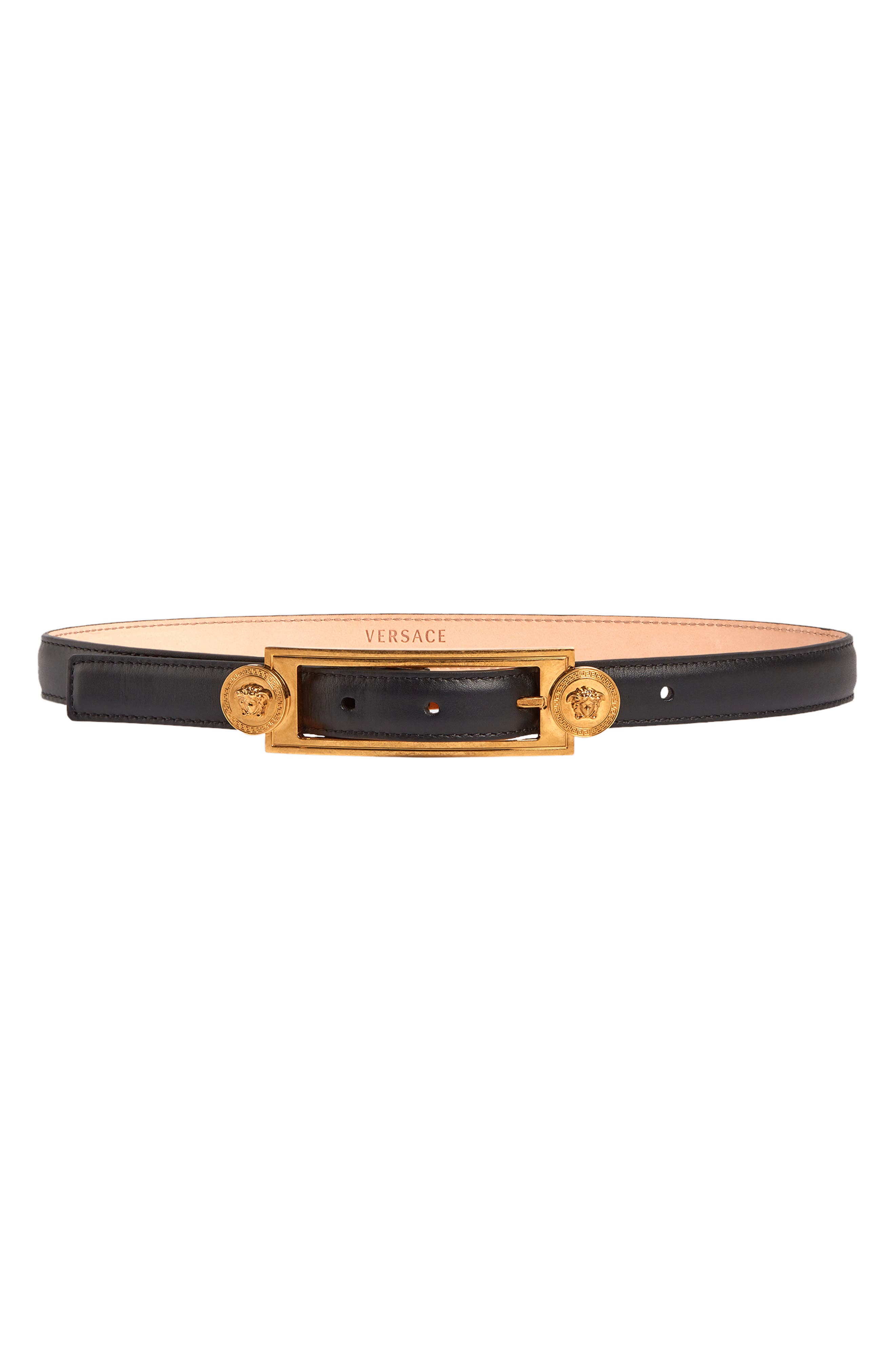 versace medallion belt