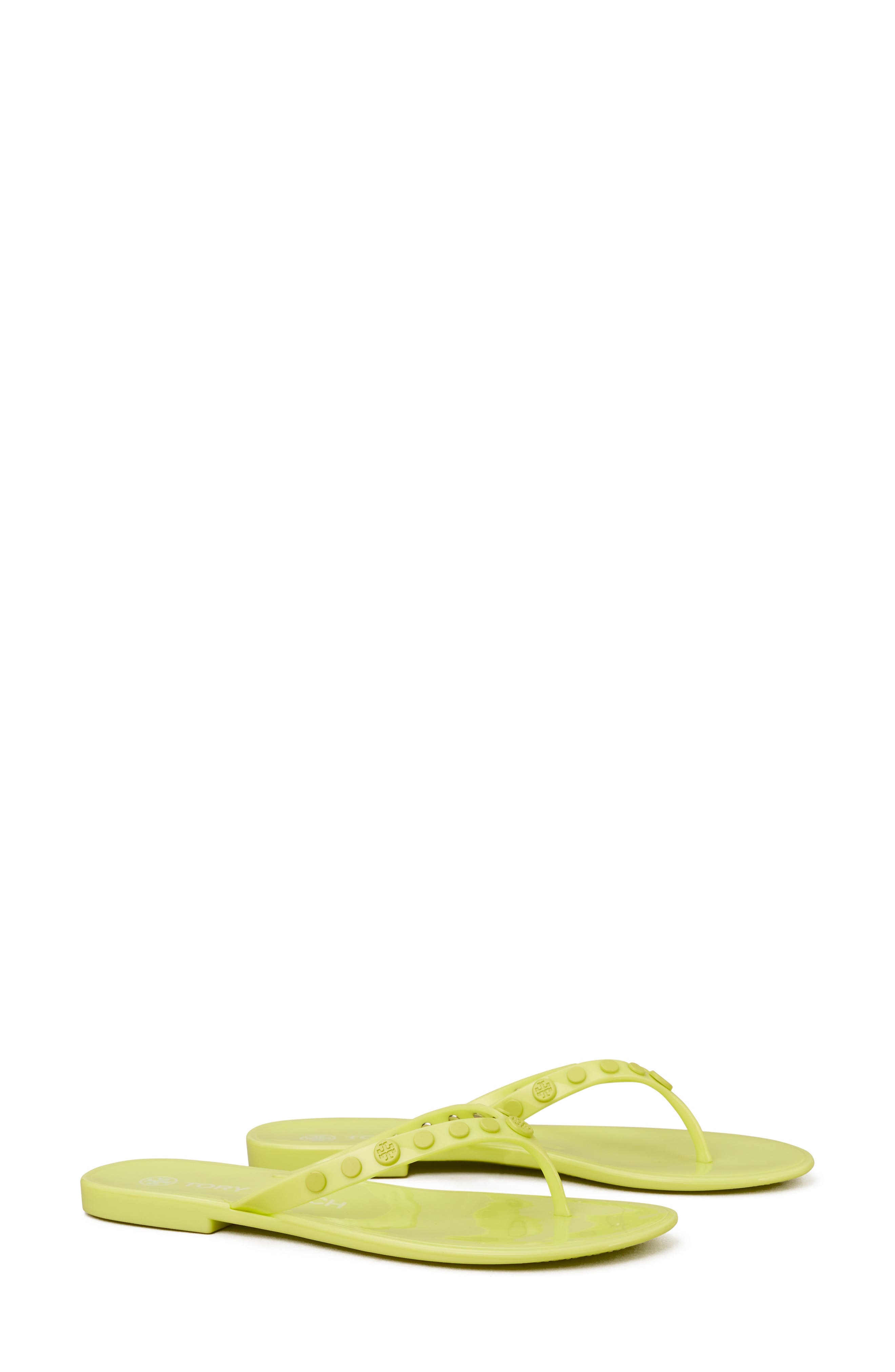 green tory burch sandals
