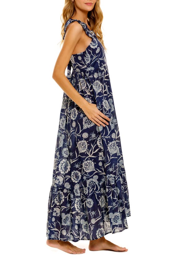 The Lazy Poet Women's Summer Soirée Mika Claire Cotton Maxi Dress In Claire Blue